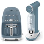 Kaffebryggare och Kolsyremaskin Smeg Storm Blue