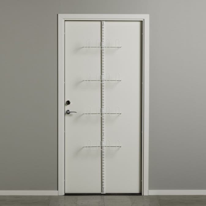 Kit Elfa för Skoförvaring På Dörr vit