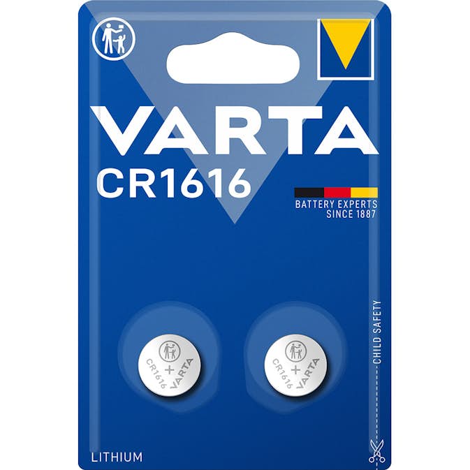 Batteri VARTA Litium CR1616 2-Pack