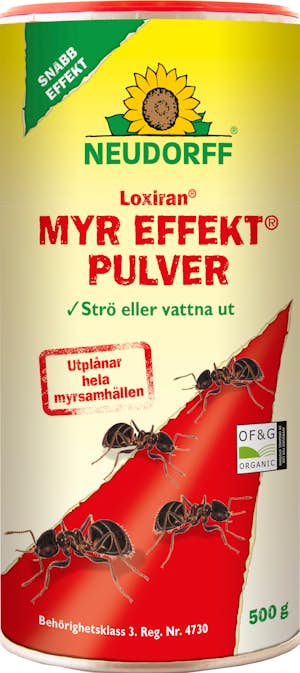 Insektsbekämpning Neudorff Myr Effekt Pulver 500g för Trädgården