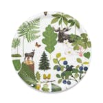 Bricka Arvidssons Textil Skogsliv Rund