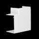 L-Vinkel till Matarkanal Hager Flexibel LF/LFH 60 x 90 mm Halogenfri Vit RAL 9016
