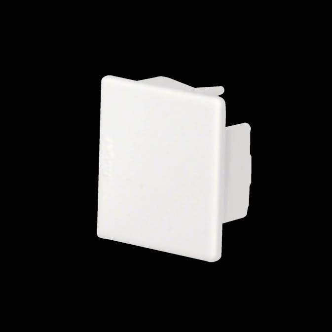 Ändstycke till Matarkanal Hager LF/LFH 30 x 30 mm Halogenfri Vit RAL 9016