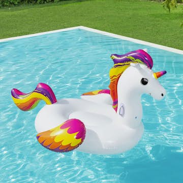 Badmadrass Bestway Supersized Unicorn Ride-On 224 x 164 cm