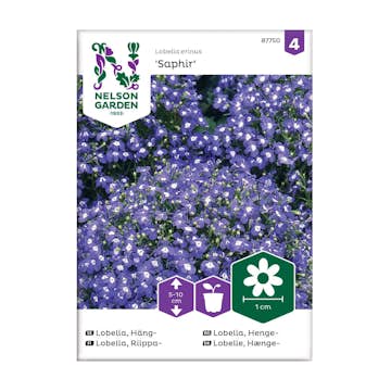 Frö Hänglobelia Nelson Garden Saphir Blå