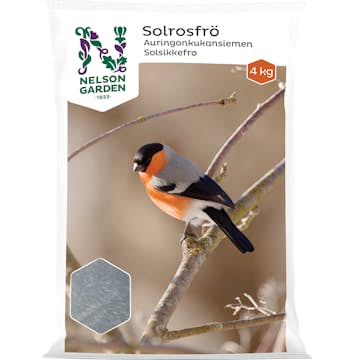 Fågelmat Nelson Garden Solrosfrö Strimmigt 4 kg