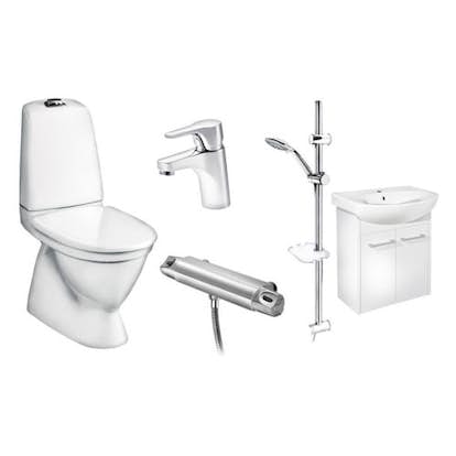 Badrumspaket Gustavsberg Standardpaket 2