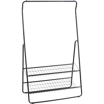 Klädställning WENKO Shiva En Klädstång med 2 Hyllor