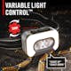 Uppladdningsbar Coast RL35R Pannlampa med röststyrning 1000 lumen