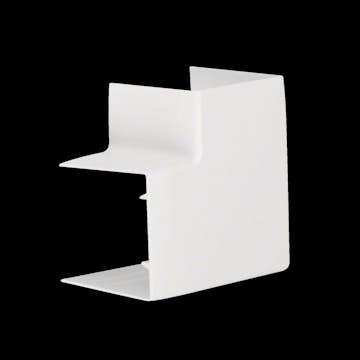 L-Vinkel till Matarkanal Hager Flexibel LF/LFH 60 x 60 mm Halogenfri Vit RAL 9016