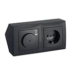 Hörnbox Hager Timer + 1-vägsuttag 1500 W 6 A S.1