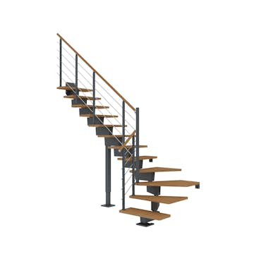 Vinkeltrappa Dolle Dubai Ek Oljad 1/4 Design