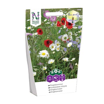 Ängsblommor Nelson Garden Frö Mix med Vackra & Fina Blommor för Trädgården