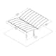 Dubbel Carport Canopia by Palram Arizona Breeze Carport I Metall 6x5 m