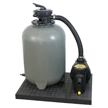 Sandfilterpump Planet Pool L Självsugande Poolpump med 6-Vägsventil