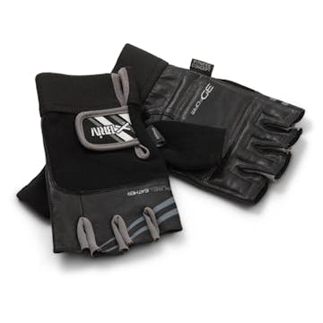 Fitnesshandske Briv Herr Svart/Grå Strl L