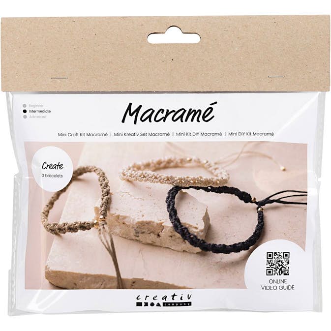 DIY-kit Creativ Company Makramé Armband
