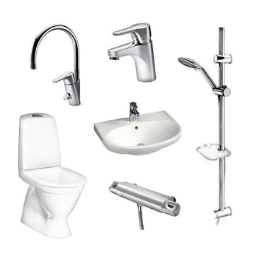 Badrumspaket Gustavsberg Standardpaket 1
