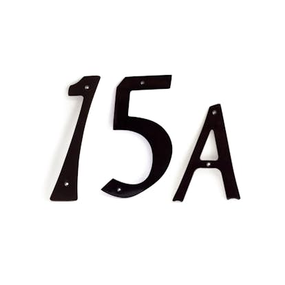 Husnummer Habo 573-574 Brunoxid