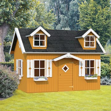 Lekstuga Palmako Marie 5,5 m² Trästuga med Loft