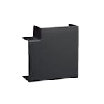 L-Vinkel till Matarkanal Hager LF/LFH 60 x 110 mm Halogenfri Svart RAL 9011