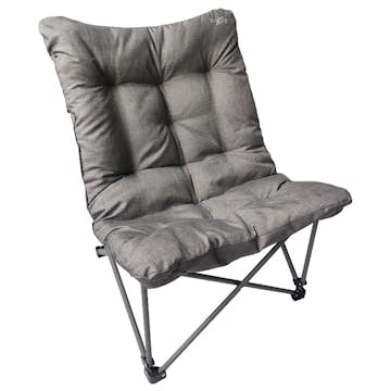 Campingstol Smart Living Grey Lounge Chair
