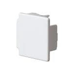 Ändstycke till Matarkanal Hager LF/LFH 40 x 40 mm Halogenfri Vit RAL 9016