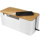 Kabelgömma LogiLink Cable Box Med Bambulock 32x14x13 cm