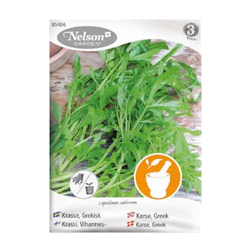 Frö Krasse Nelson Garden Grekisk
