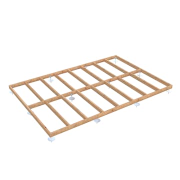 Träbalksgrund Palmako 4,5x3 m (inkl. LogFoot)