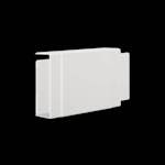 T-Stycke till Matarkanal Hager LF/LFH 40 x 110 mm Halogenfri Vit RAL 9016