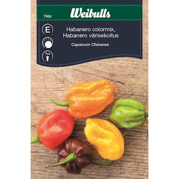 Frö Chilipeppar Weibulls Habanero Mix