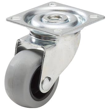 Länkhjul Millers Grå Gummi 50 mm