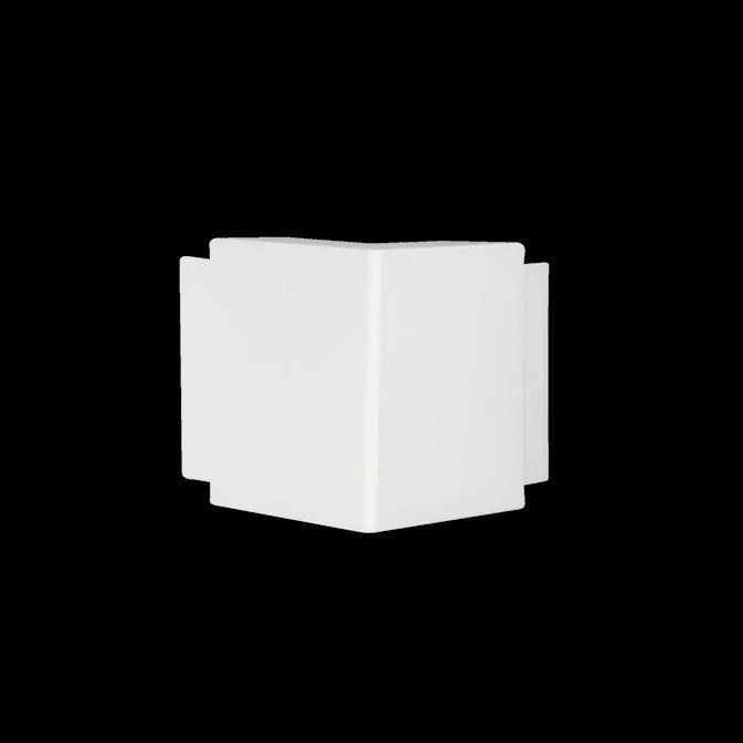 Ytterhörn till Matarkanal Hager LF/LFH 60 x 150 mm Halogenfri Vit RAL 9016