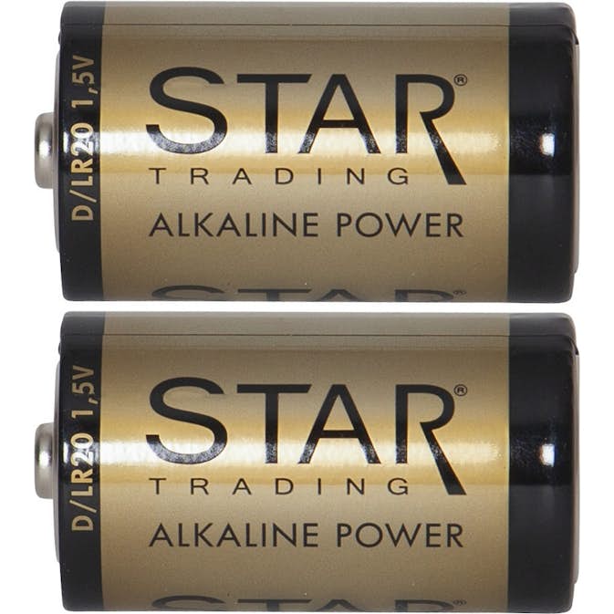 Batteri Star Trading Power Alkaline D 1,5 V