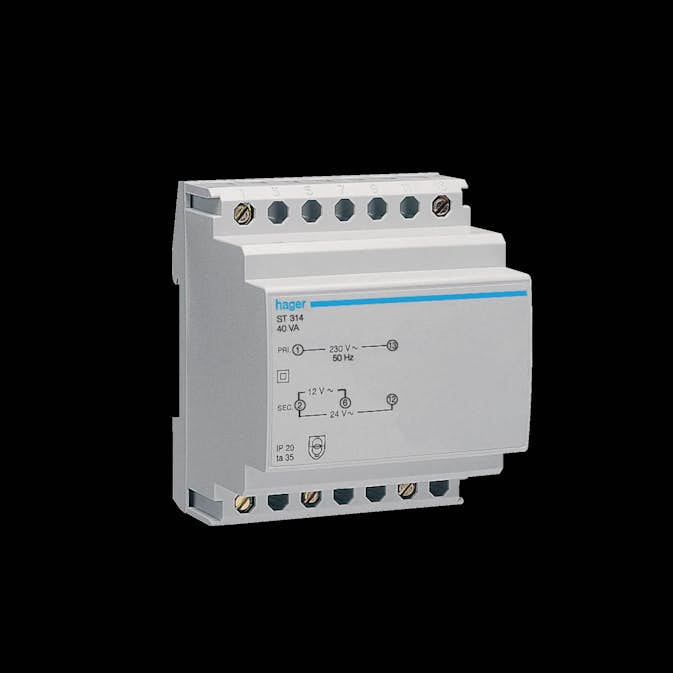 Skyddstransformator Hager 12/24 V AC