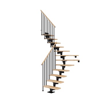 Spartrappa Dolle Cork Bok Steg 1/4 Svängd Classic III Räcke