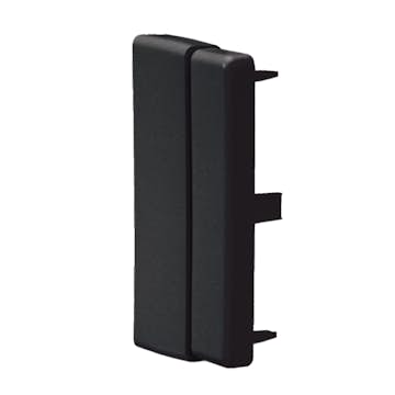 Ändstycke till Matarkanal Hager LF/LFH 60 x 110 mm Halogenfri Svart RAL 9011