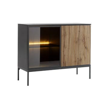 Vitrinskåp Scandinavian Choice Klinkerville med Belysning 104x83x39 cm