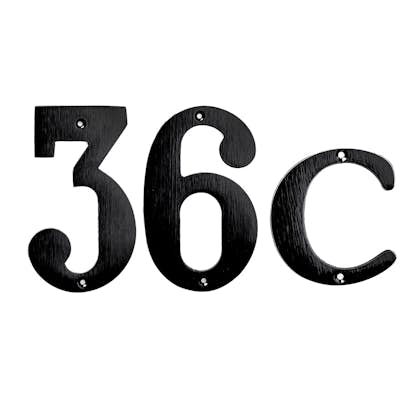 Husnummer Habo 570 Brunoxid