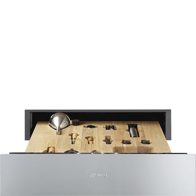 Inbyggnadslåda Smeg Classic CPS315X Förvaring Sommelierkit