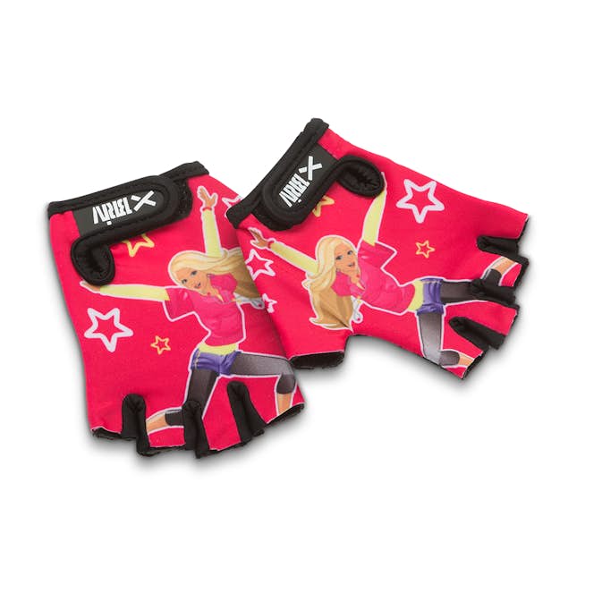 Cykelhandske Briv Junior Girl Rosa/Gul