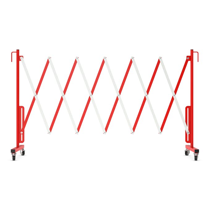 Avgränsare R&R Solutions Expanderbar Mobil Röd/Vit