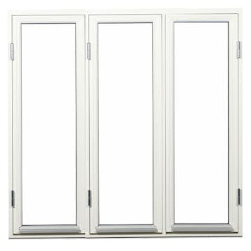 Sidohängt Fönster Outline 3-Glas Trä 3-Luft