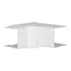 Innerhörn till Matarkanal Hager LF/LFH Flexibel 60 x 60 mm Halogenfri Vit RAL 9016