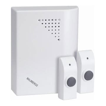 Dörrklocka Malmbergs Trådlös 2 Tryckknappar