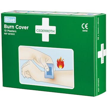 Burncover Cederroth Blue Hydrogelplåster 10 st