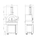 Vedeldad Pizzaugn Myoutdoorkitchen Classic Line Stainless Modul Naples