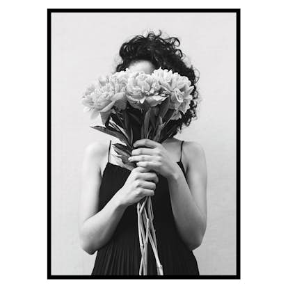 Poster Gallerix Bouquet BW