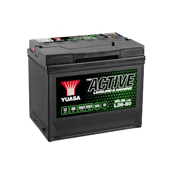 Fritidsbatteri Yuasa Leisure 80Ah 560A